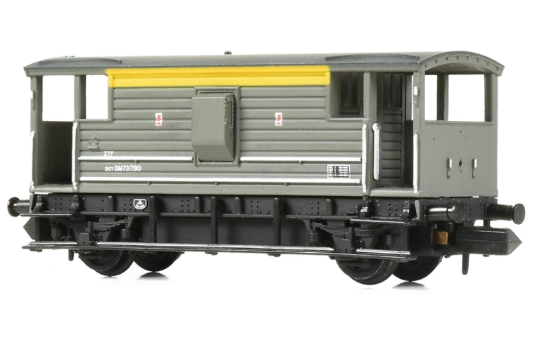 GRAHAM FARISH 377-303 LMS 20T Brake Van BR Engineers Grey & Yellow - Image 2