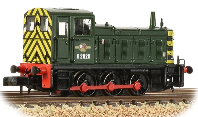 GRAHAM FARISH 371-061A Class 03 D2028 BR Green (Wasp Stripes) 8 GRAHAM FARISH 371-061A Class 03 D2028 BR Green (Wasp Stripes) - Image 6