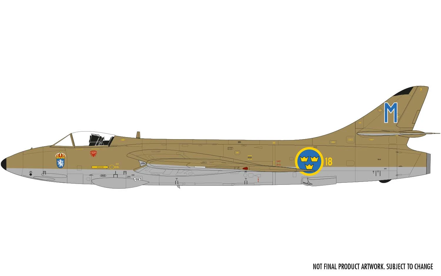A09189 Airfix Hawker Hunter F.4 / F.5 / J.34 1:48 Scale 6 A09189 Airfix Hawker Hunter F.4 / F.5 / J.34 1:48 Scale - Image 4