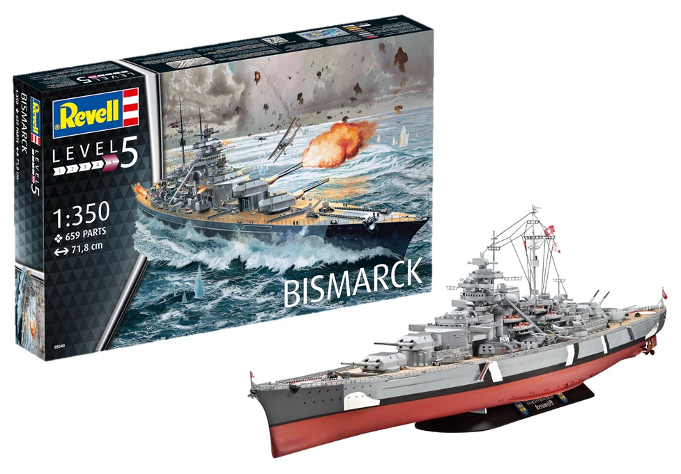 REVELL 05144 Battleship Bismarck Platinum Edition 4 REVELL 05144 Battleship Bismarck Platinum Edition - Image 2
