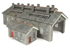 PN937 Metcalfe N Gauge Settle / Carlisle Double Track Engine Shed (Stone) Kit