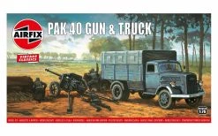 Airfix A02315V PAK 40 Gun & Truck Kit 1:76 Scale