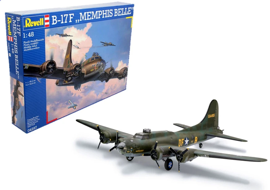 REVELL 04297 B-17F Memphis 1:48 SCALE 7 REVELL 04297 B-17F Memphis 1:48 SCALE - Image 5