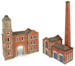 PN184 Metcalfe N Gauge Factory Entrance & Boiler House Kit