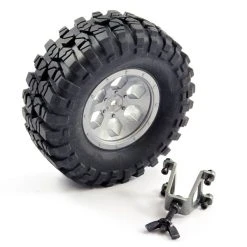 FTX8249 FTX OUTBACK SPARE TYRE MOUNT & TYRE/WHEEL (GREY)