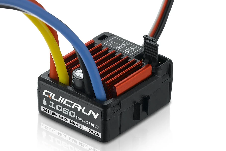Hobby Wing HOBBYWING HW30120201 QUICRUN 1060 WATERPROOF BRUSHED SBEC ESC (60A) 4 Hobby Wing HOBBYWING HW30120201 QUICRUN 1060 WATERPROOF BRUSHED SBEC ESC (60A) - Image 2